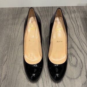 Christian Louboutin Black Patent Leather Heels